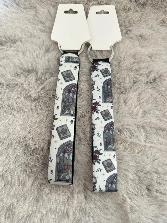 Stained Glass Romantasy Wristlet Keyrings