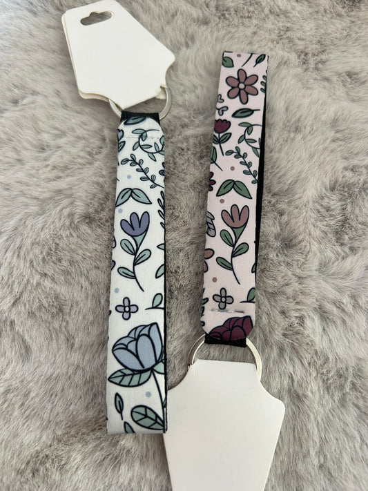 Floral Wristlet Keyring