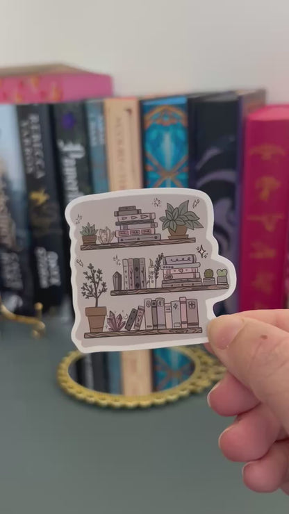 Book Shelf Vinyl waterproof Sticker