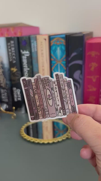 Bookshelf Vinyl waterproof Sticker
