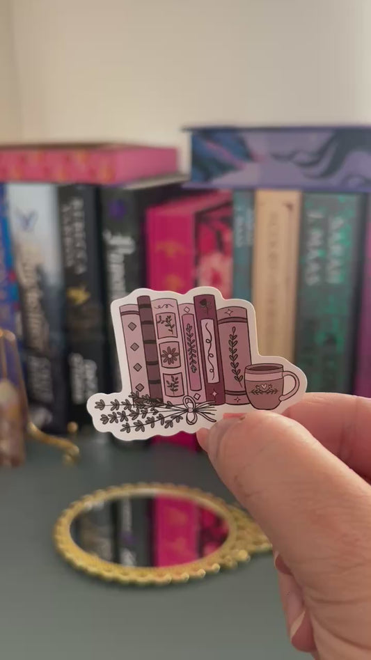 Book Shelf Vinyl waterproof Sticker